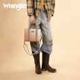 thumbnail image 3 of Wrangler purses for womens Gradient tote bag satchel bag womens purses and handbags cute trendy woman bolsa top handle with strap, Khaki, 3 of 7
