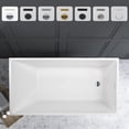 thumbnail image 2 of Vanity Art 55" x 29" Acrylic Freestanding Bathtub, 2 of 7