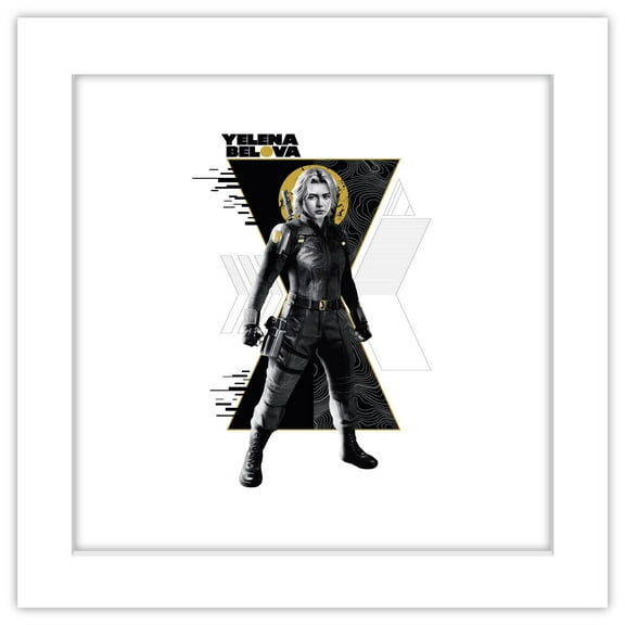 Gallery Pops Marvel Thunderbolts - Yelena Belova Wall Art, White Framed Version, 12" x 12"