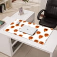 thumbnail image 3 of Long Mouse Pads for Desk,White Halloween Pumpkins Desk Mats on Top Of Desks, Desk Mouse Pad Extra Large with 3mm Non-Slip Base and Stitched Edge for Gaming,Office,Work,Home 31.5x15.7in, 3 of 5