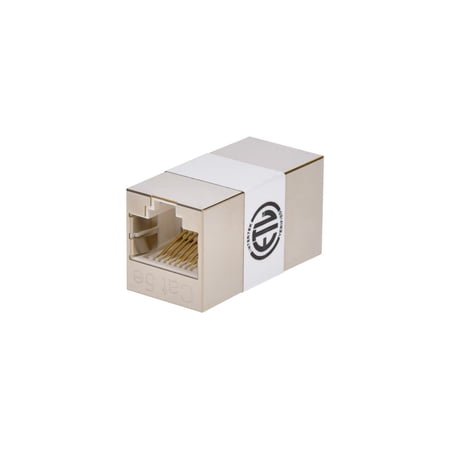 Monoprice Cat5e RJ45 Modular Shielded Inline Coupler  Silver price history on PriceWatchPro