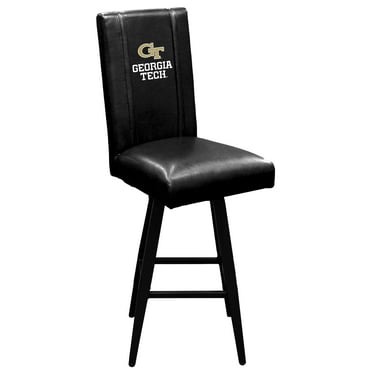 Black Georgia Tech Yellow Jackets Team Swivel Bar Stool 2000