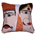 thumbnail image 6 of Throw Pillow Cover - 1 Piece Decorative Man and Woman Printed Design Cushion Case for Home Decor Sofa Couch Chair Bed Patio Living Room Bedroom Car Office - 18x18 Inches, 6 of 9