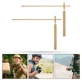 thumbnail image 3 of KAKOWELY Copper Dowsing Rods for Outdoor Use Golden Color Smooth Surface Lightweight Portable Divining Tool 2 Pieces,5.31"X0.39"X0.39", 3 of 5