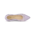 thumbnail image 4 of BLISSFUL STEP Chaussures Plates en Maille à Enfiler à Bout Pointu pour Femmes Fleur Violette 9,5, 4 of 7