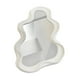 thumbnail image 3 of Espejo de mesa con borde irregular, decorativo para decoración del hogar, espejo de tocador artístico, montaje en pared para habitación de niñas, Blanco, 3 of 8