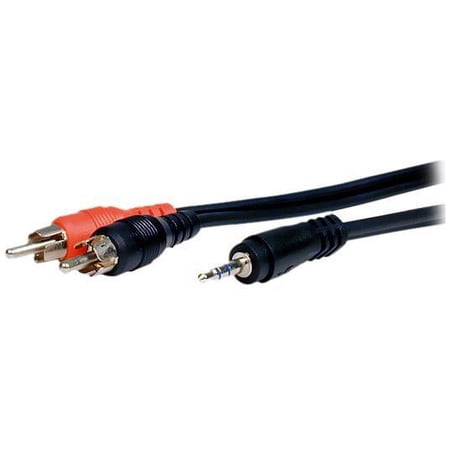 UPC: 0808447001280 | Comprehensive MPS-2PP-3ST 3 ft. 3.5mm Stereo to 2 x RCA Cable Male to Male