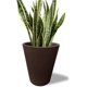 thumbnail image 1 of Maceta Plastico Redonda con Drenaje, 38 cm x 33 cm cafe 6.49 pulg Elly Decor ED-MRP01WH, 1 of 11