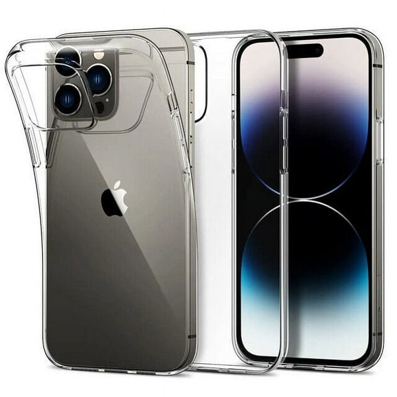 Clear Transparent Soft Flexible Case for iPhone 15/15 Plus/15 Pro/15 Pro Max