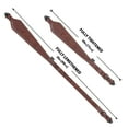 thumbnail image 3 of Allen Company Heritage Deer Deboss Leather Gun Sling, Adjusts 28 to 35 In, Brown, 3 of 17