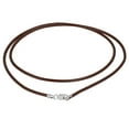 thumbnail image 6 of The Beadsmith Greek Leather Necklaces – Brown, 16” in Length, Assembled with Sterling Silver Lobster Clasp, 12-Pack, 6 of 7