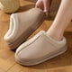 thumbnail image 4 of Nuevas zapatillas de plataforma mullidas a la moda para mujer, zapatos cálidos de algodón de felpa para invierno 20224, Zapatillas de casa Unisex antideslizantes cómodas para mujer, 4 of 5