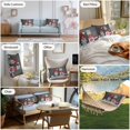 thumbnail image 6 of Outdoor Pillow Covers Waterproof Pillow Cases Protector Christmas Ball Red Dwarfs Gift Boxes Pillowcase Pack of 2 Winter Snowflakes Throw Cushion Case for Pation Furniture,Couch,Sofa, 20x12 in, 6 of 9