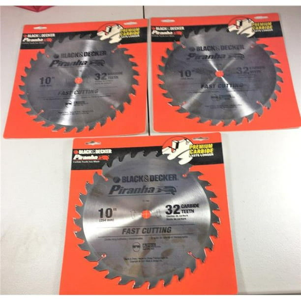 Black & Decker 802819 6.75 in. 24 Tooth Circular Saw Blade, 10 Piece