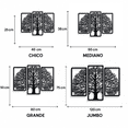 thumbnail image 4 of Cuadro Decorativo de Metal con Diseño colleción de árbol  Chico, 4 of 4