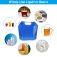 thumbnail image 6 of Uxcell 5L Collapsible Water Container Bag Plastic Storage Jug 6 Pack Multicolor, 6 of 6