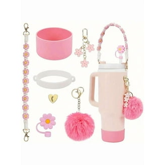 Stanley Cup Accessories Set - Handle Strap, Silicone Boot, Straw Covers & Charms - For 40oz Stanley Tumblers 1 thumbnail image