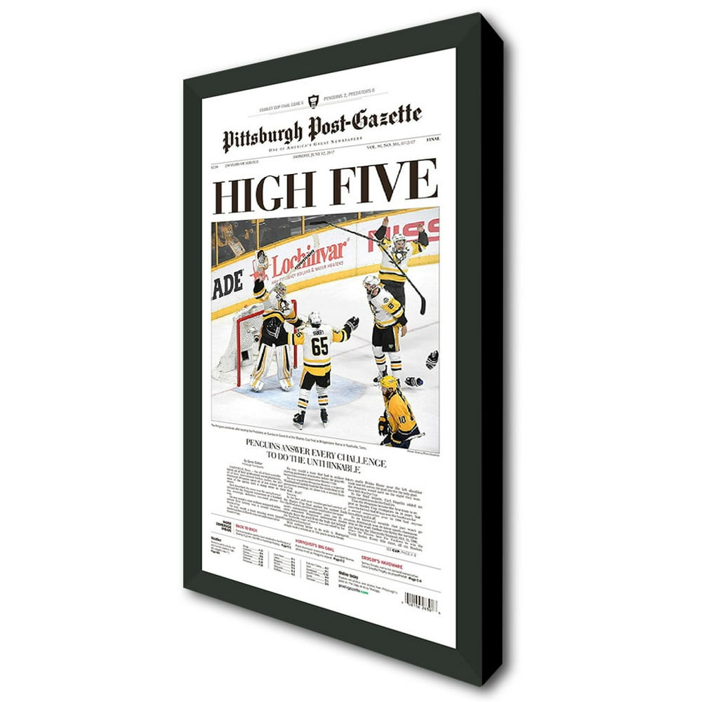 Black Newspaper Frame
