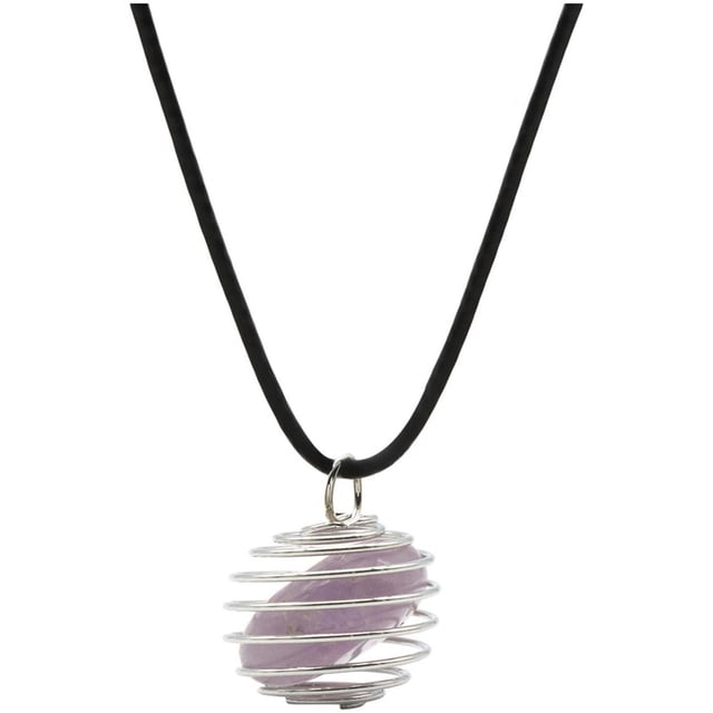 Fiudx Collar de Cristal Hexagonal, Colgante Irregular de Fluorita y Amatista, Diseño Único de Alambre Chapado En Oro, Joya Llamativa, Regalo Perfecto para Mujer, Regalo de Aniversario de San Valentín