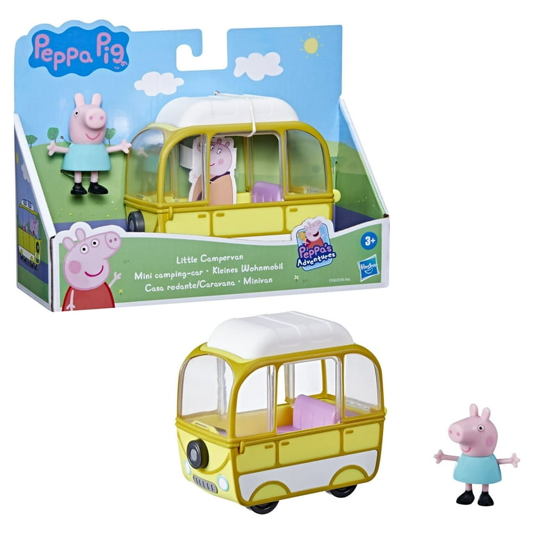 Peppa Pig Peppa's Adventures Little Campervan, Includes 3-inch Peppa Pig  Figure 