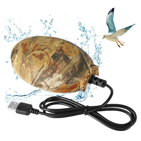 Winter Bird Bath Heater for Outdoor Safe Birdbaths Deicer with Thermostatically Controlled