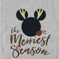 thumbnail image 2 of Men's Mickey & Friends The Merriest Season Logo Graphic Tee Athletic Heather 2X Large, 2 of 5