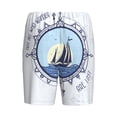 thumbnail image 5 of Gaeub Not All Who Wander Are Lost2 Printed Men's Short Pajama Pants, Lightweight Lounge & Sleep Bottoms Keep You Cool - Medium, 5 of 9