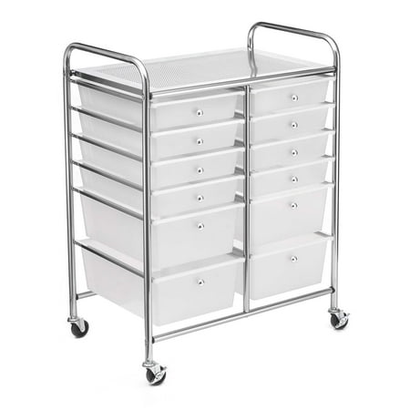 MICHAELS Clear 12 Drawer Rolling Cart by Simply Tidy