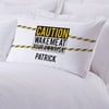 Personalized Caution Standard Pillowcase
