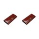 thumbnail image 1 of Guardurnaity Cartera de cuero PU para mujer, elegante reemplazo con botón a presión, gran capacidad, Rectangular, monedero para mujer, Notecase, Café 2piezas, 1 of 6