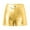 Gold, variant on Hienoo Women's Leather Shorts High Rise Tight Hotpants Shorts for Clubwear Dance, Sizes S-XL