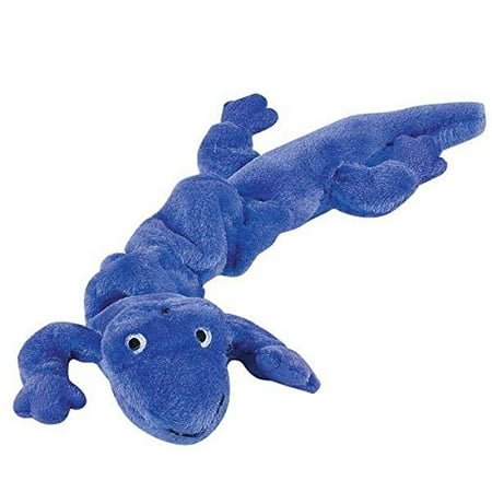 Gecko Lizard Bungee Dog Toys Durable Plush Stretch Colorful Squeaky Toy For Dogs(Blue)