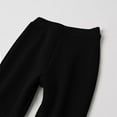 thumbnail image 4 of NAISIBABY Girls Flare Pants (1-10T), Fleece Lined Glitter Thicken Warm Banded Waist Winter Stretch Leggings Pants Black 8T, 4 of 7