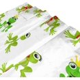 thumbnail image 3 of Coolnut Shower Curtain and Rug Set, Colorful Cute Frogs Polyester Waterproof Bath Curtain and Mat for Bathroom with Hooks, 72" x 72", 3 of 6