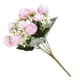 thumbnail image 5 of Wosthever Ramo artificial de flores de seda, rosa, decoración para el hogar, fiesta de boda Flores artificiales morado claro, 5 of 6