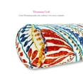 thumbnail image 6 of FBTS Prime 20x6 inch Round Red and Blue Paisley Indoor Outdoor Bolster Pillows with Inserts, 2 Per Pack, 6 of 7
