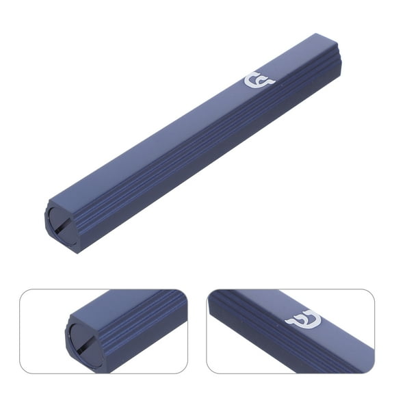ELAYARD Blue Aluminum Alloy Mezuzah Holder for Judaica Adhesive Installation Blessing Case