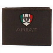 ARIAT ARIAT Mens Bifold Mexican Flag Logo Wallet