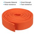 thumbnail image 3 of Uxcell Taekwondo Colored Ranking Belt 1.6"x7.9Ft 2.4m, Polyester Martial Arts Judo Karate Belt, Orange, 3 of 5