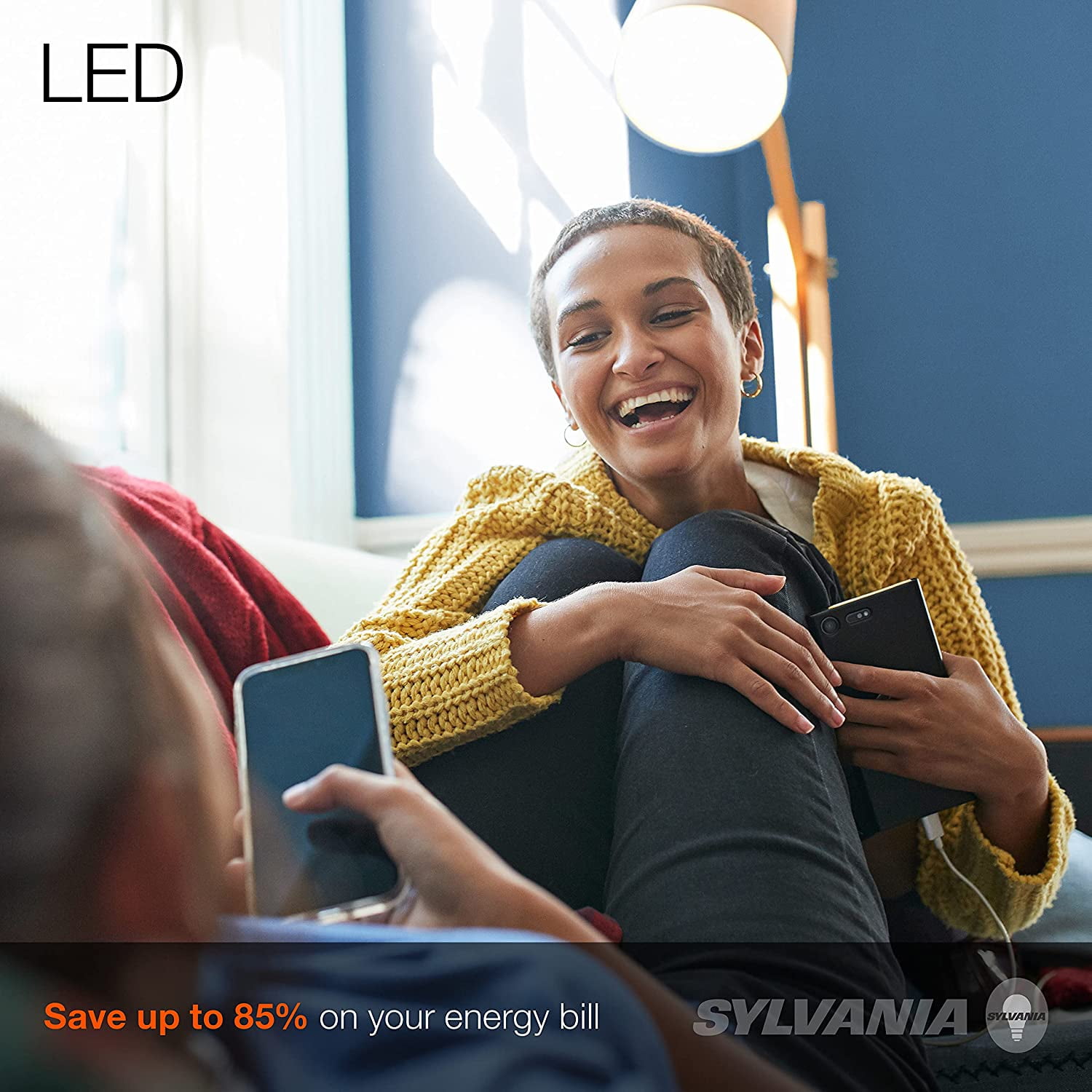 Sylvania Eco Led A19 Light Bulb 100W Equivalent Pack of 6: 100W/White