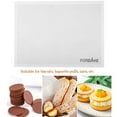 thumbnail image 1 of Tapis de Cuisson en Silicone Antiadhésif Réutilisable pour Biscuits, Feuille de Cuisson Résistante à la Chaleur, Tapis de Cuisson Perforé pour Macaron/biscuits/pain, Petite Taille - par, 1 of 13