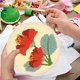 thumbnail image 5 of Coarse Yarn Poke Embroidery DIY Material Package Flower Series Style Poke Music, 5 of 6