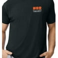 thumbnail image 2 of Dragon Ball Z Goku and Kanji Men's Black Short-Sleeve Performance Tee-Medium, 2 of 4
