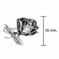 thumbnail image 5 of Enchanted Blooming Rose Sterling Silver Floral Attention Ring-8, 5 of 5
