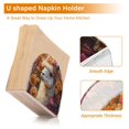 thumbnail image 4 of Dailycode 2 Pack Napkin Holder for Table Acrylic Kitchen Paper Tissue Dispenser, Alpaca in Flowers, 4 of 9