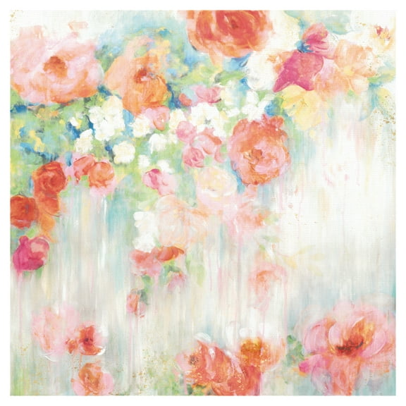 Flower Garden by Willowbrook Fine Art Canvas Art Print