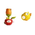 thumbnail image 2 of Yellow Flower Shower Toy with Suction Cup for Kids Bath Time, Water Spraying Blooming Bath Toy for Toddlers, Baby Bathing Playset for Boys and Girls, Plastic Bathroom Toy, 2 of 9