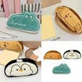 thumbnail image 2 of Plush Pencil Case Large Capacity Plush Pencil Case Portable Pen Organizers for Student Women Travel Makeup Bag, 2 of 8