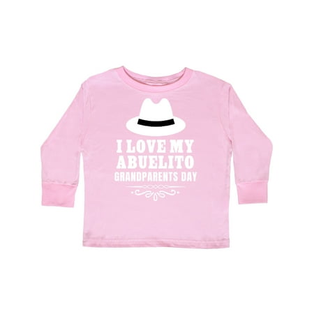 

Inktastic Grandparents Day I Love My Abuelito Gift Toddler Boy or Toddler Girl Long Sleeve T-Shirt