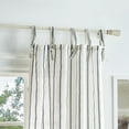 thumbnail image 4 of Martha Stewart Laguna Stripe 37"x95", Semi Sheer Curtain, Panel Pair Tietab, Navy, Adult, 4 of 4